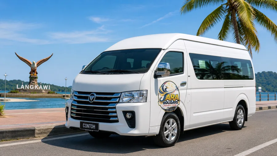 Private van transport in Langkawi